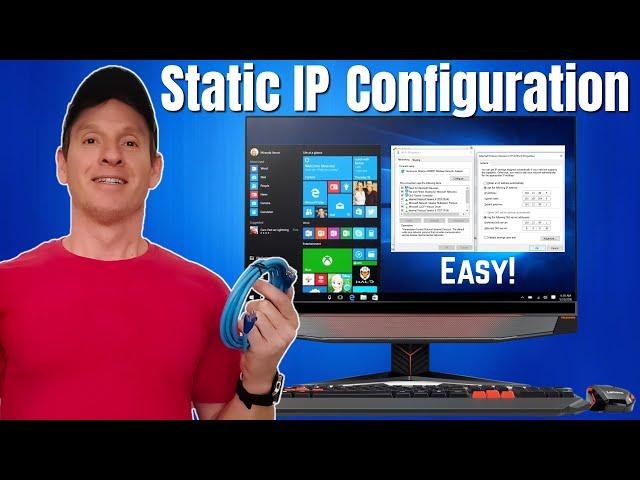 CONFIGURE A STATIC IP ADDRESS  IN 4 MINUTES!