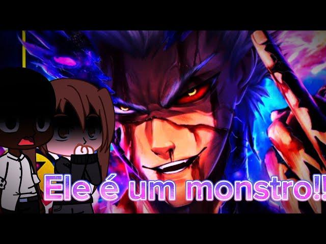 Kokujin no Tenkousei react ao rap do Garou (BR and English) (AU and AS) (Um Monstro) (Okabe)