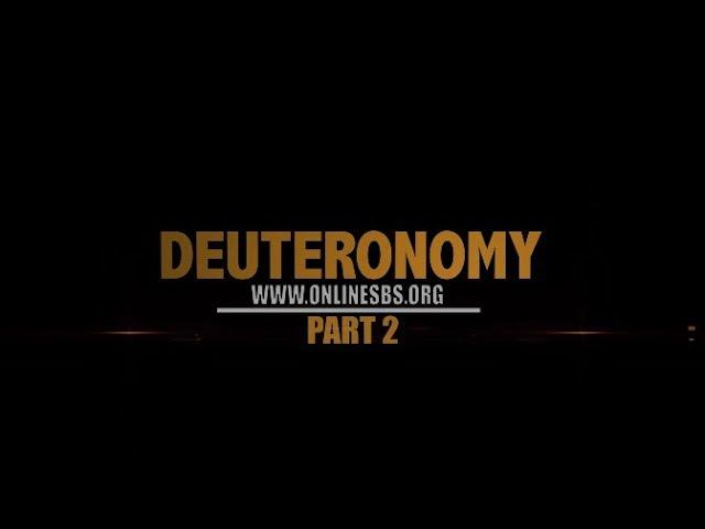 Deuteronomy Part 2 by Phil Leage: Israel’s constitution, and the foundation for the O.T. 25.41mins