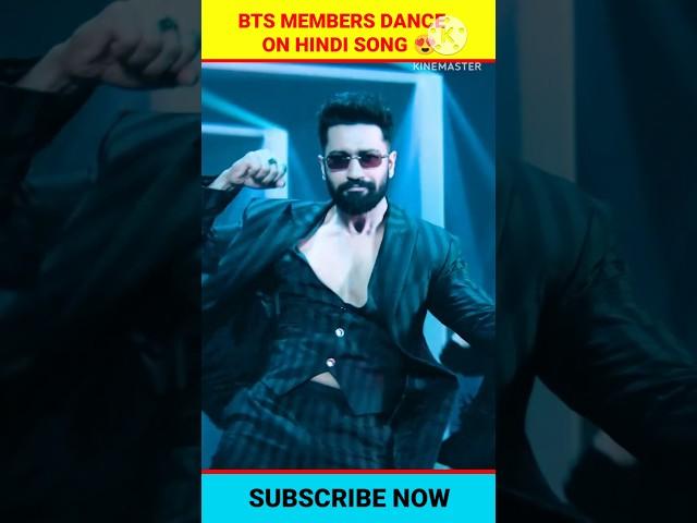 BTS Dance On tauba tauba Song  #shorts #bts #blackpink #vickykaushal #jungkook