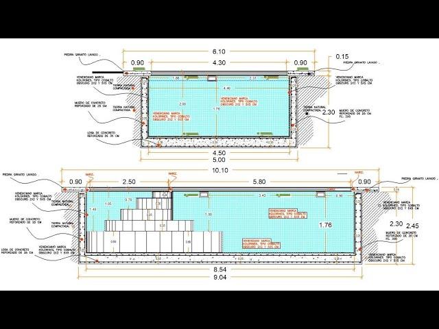 Robot Structural Analysis Professional Tutorial Swimming Pool Design including the RC detailing