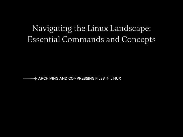 Compressing Files on Linux 