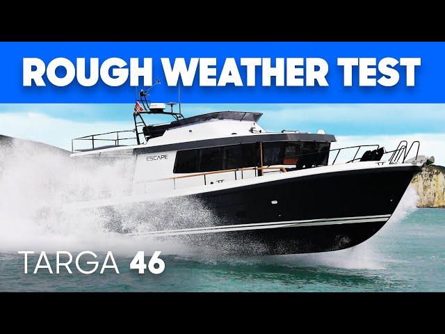 Testing the £1 Million Targa 46 in Rough Seas! 