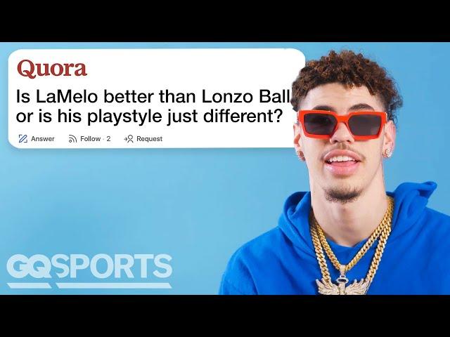 LaMelo Ball Replies to Fans on the Internet | Actually Me | GQ Sports