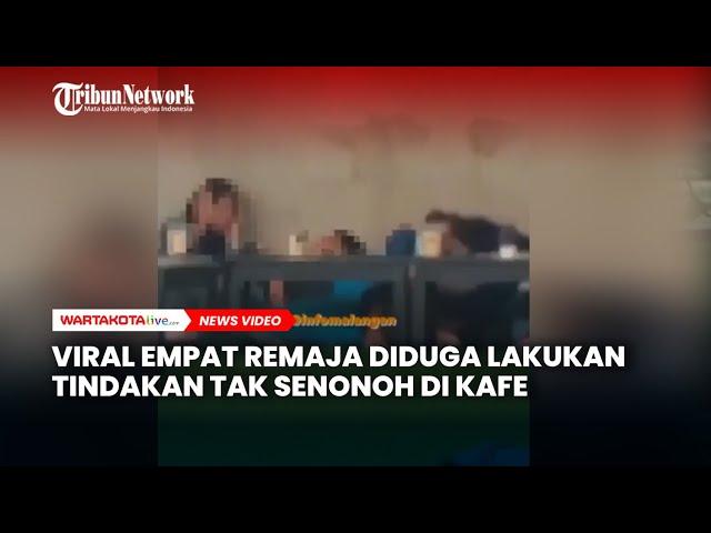 VIRAL Empat Remaja Diduga Lakukan Tindakan Tak Senonoh di Tempat Umum