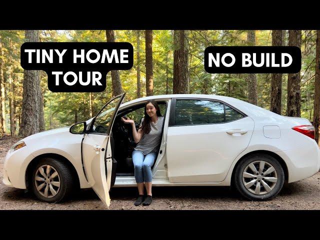 Car Home TOUR: Living in my 2016 Toyota Corolla