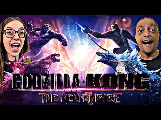 GODZILLA X KONG: THE NEW EMPIRE | MOVIE REACTION | HER FIRST TIME WATCHING | SCAR KING & SHIMU