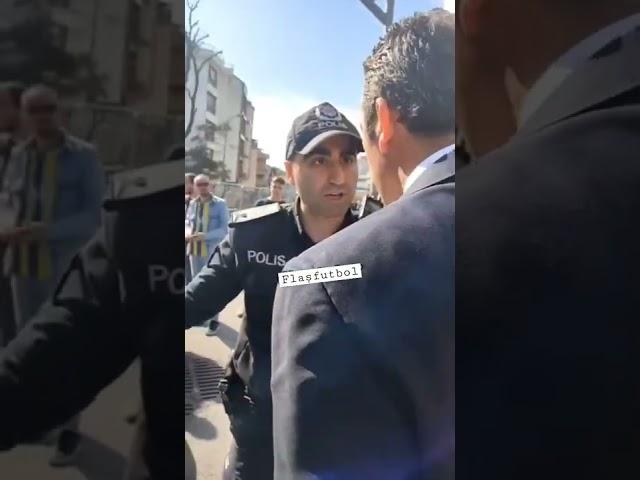 Ali Koç İle Polis Memuru Arasında Yaşanan Gerginlik 