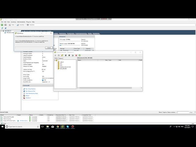 How To - Upload an ISO to ESXI 5.5 datastore for Virtual Machine installation