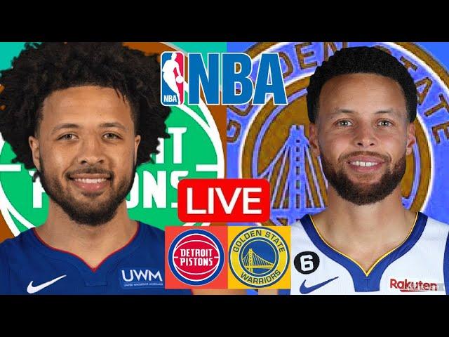 LIVE: DETROIT PISTONS vs GOLDEN STATE WARRIORS | NBA | PLAY BY PLAY | SCOREBOARD