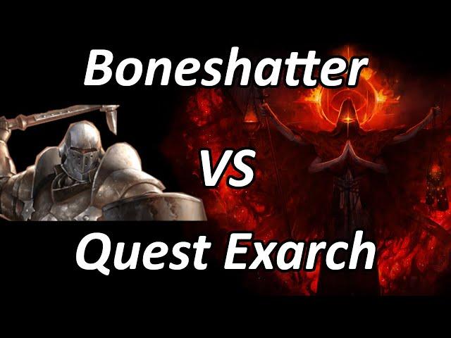 Boneshatter League Starter vs Searing Exarch - Crucible Path of Exile 3.21 Juggernaut