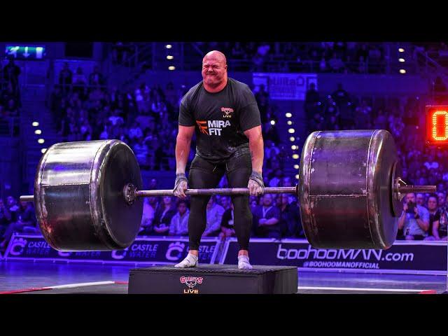 350KG/770LB GIANTS GLOBE DEADLIFT FOR REPS