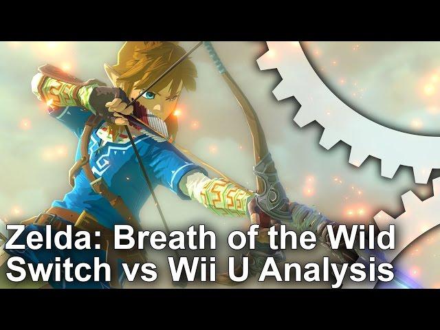 Zelda: Breath of the Wild - Switch vs Wii U Comparison + Frame Rate Test