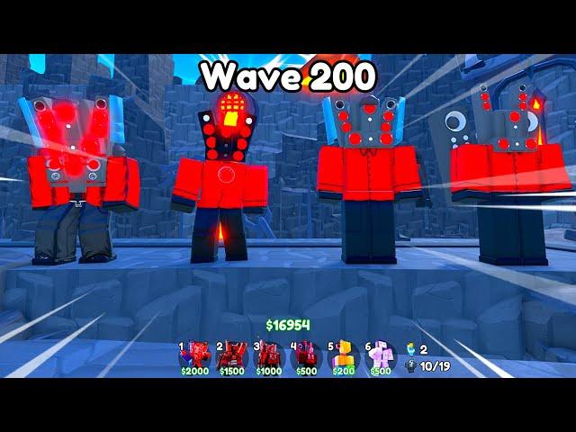  WOAH!! REACHING 200 WAVES WITH ALL TITAN SPEAKERMAN!!