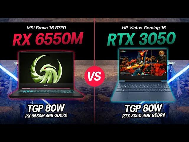 [Gaming Test] Battle RX 6550M vs RTX 3050 Test in 11 Games