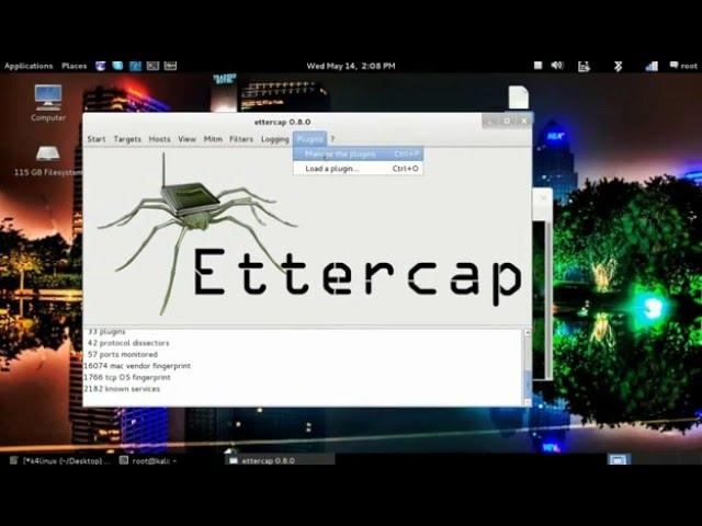 kali linux : Ddos Attack Using Ettercap