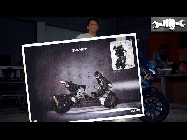 Custom motor custom bareng Smoked Garage #2