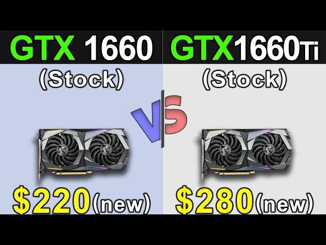 GTX 1660 Vs. GTX 1660 Ti | 1080p and 1440p | New Games Benchmarks