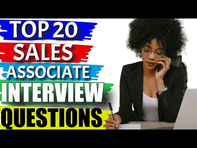 Sales Associate Interview Questions and Answers