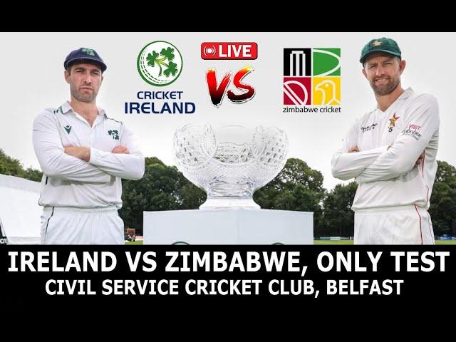 TEST MATCH LIVE COMMENTARY|IRELAND VS ZIMBABWE LIVE SCORES #zimvsire #irevszim #livescorematch