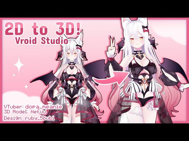 Dopameanie  | VTuber 3D Model 〚 VRoid Timelapse 〛 23