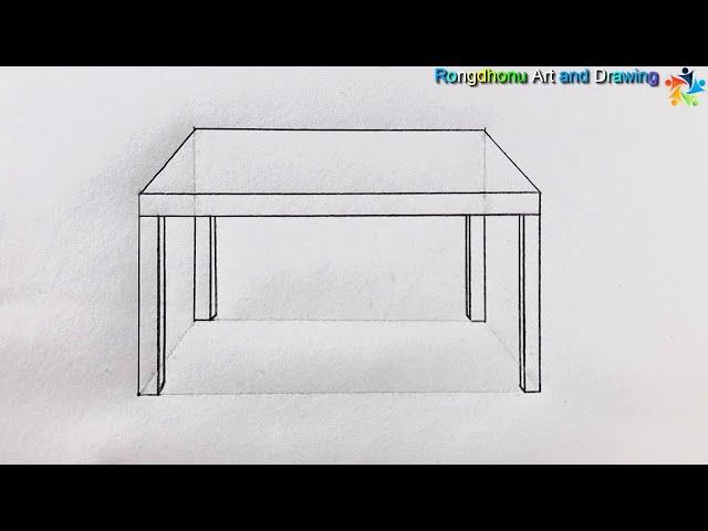 How to draw a Table | Creative Drawing | Technique