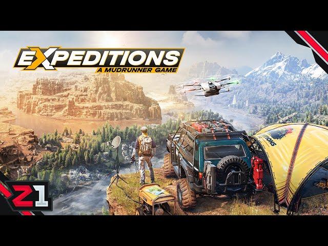 NEW Off Road Adventure ! Expeditions A Mudrunner Game First Look