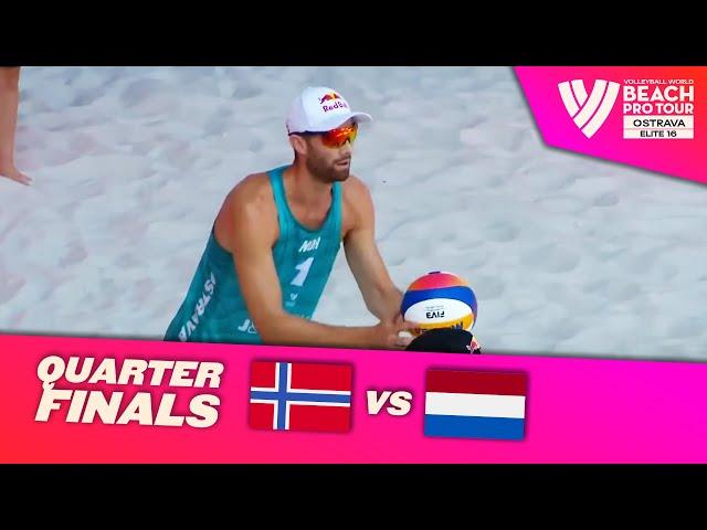 Mol, A./Sørum, C. vs. van de Velde/Immers - Quarter Finals Highlights | Ostrava 2024 #BeachProTour