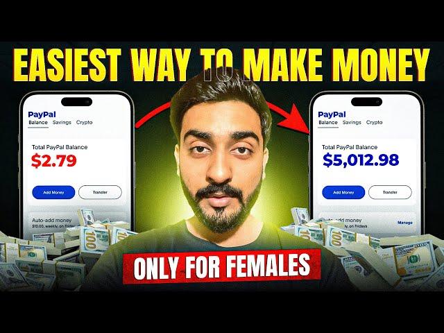 ONLY FOR FEMALES !!! Make Money From Home As A Women | START NOW