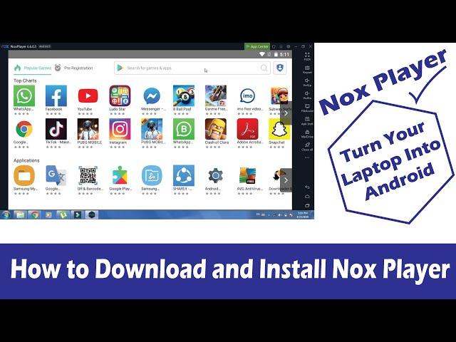 How to Download, Install and Use NOX Player on PC