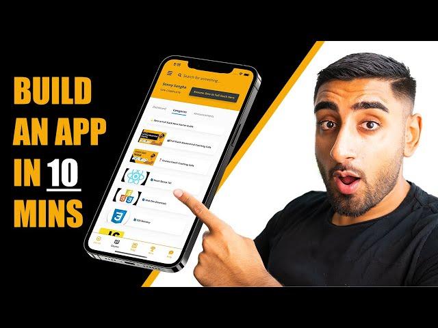 Let’s Build an iOS / Android App in 10 mins with ZERO code!