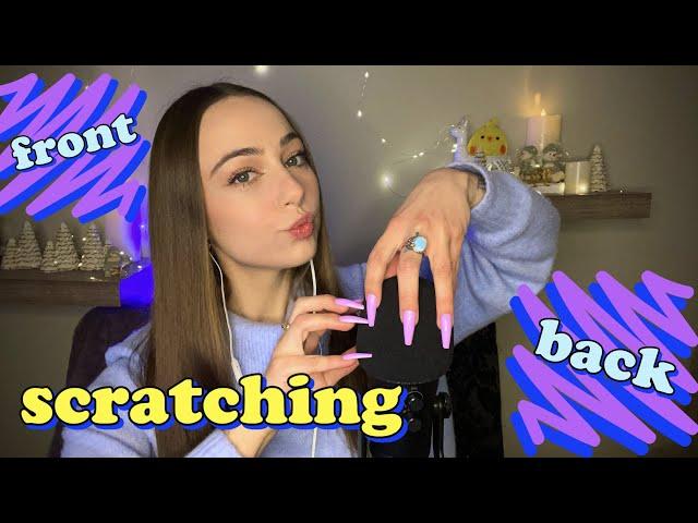 ASMR Front to Back Mic Scratching ‍️