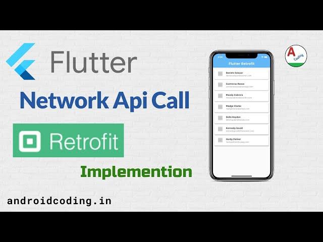 Flutter retrofit implementation | Flutter Network Calls | Source Code In Desc | flutter coding