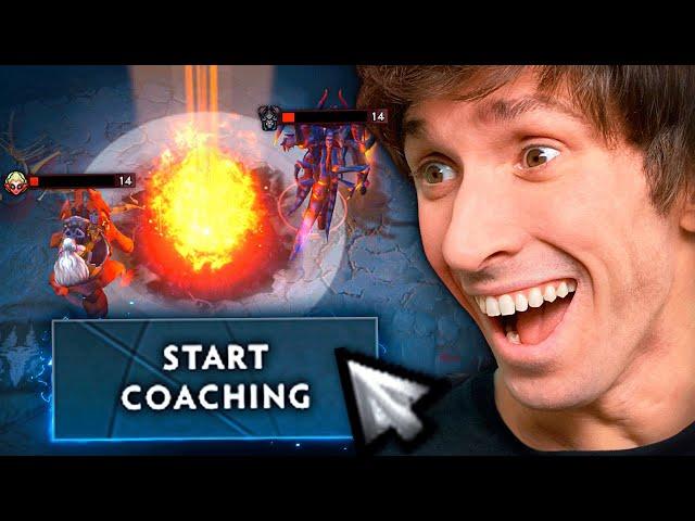 Dendi coaches 2000 MMR Invoker how to play Dota like Mozart 