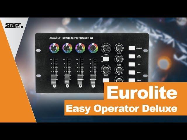 Eurolite DMX LED Easy Operator Deluxe |  DMX Licht Controller Tutorial | stage.review