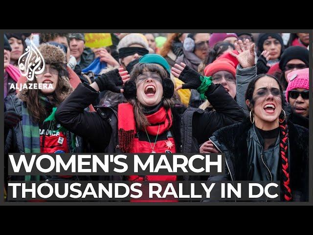 'A rapist in your path' anthem sets defiant tone at Women's March