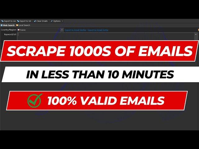 Best email extractor software 2024: How to Scrape 1000s of Targeted Emails in 10 Minutes