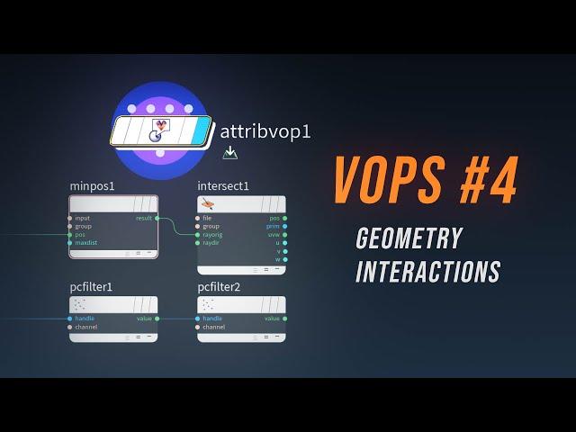 VOPS 04 - Geometry Interactions - Houdini Beginner Tutorial