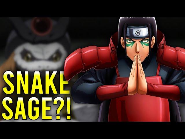 Hashirama was a SNAKE SAGE?!