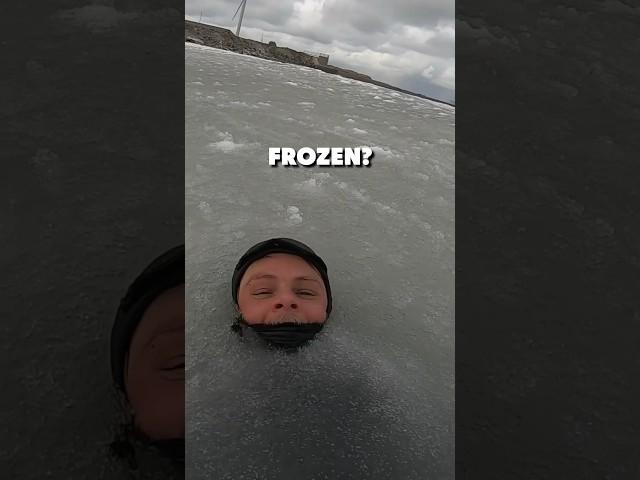 Stand Up Paddling On A Frozen Sea 