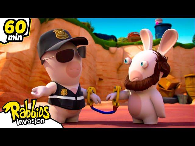 1h Compilation - The Rabbids got arrested! | RABBIDS INVASION | New episodes | Cartoon for kids