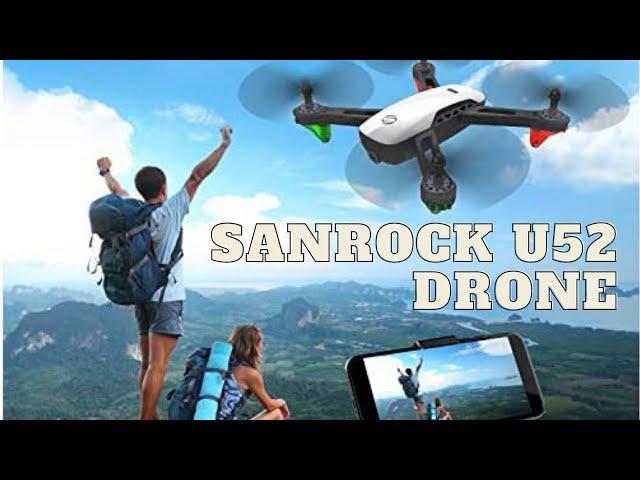 SANROCK U52 Drone with 1080P HD Camera for Adults Kids