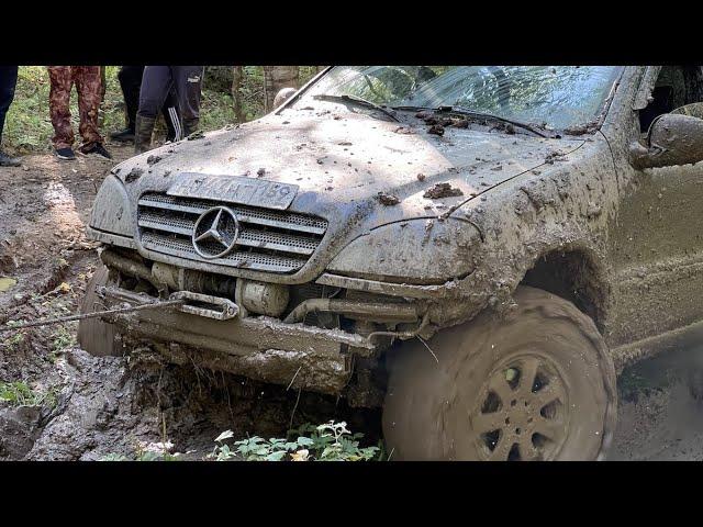 Как угробить Mercedes ML за один offroad выезд? 4K video