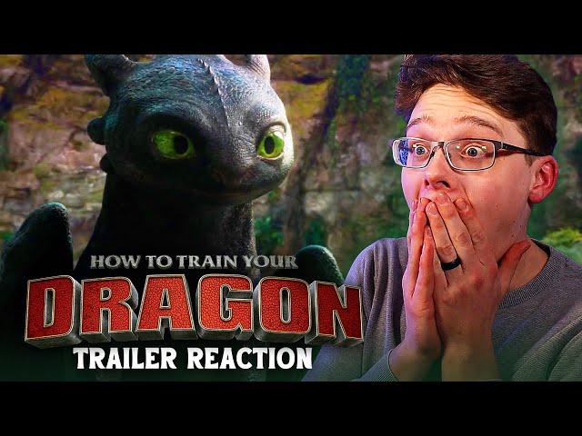 HOW TO TRAIN YOUR DRAGON (2025) Official Teaser Trailer REACTION!