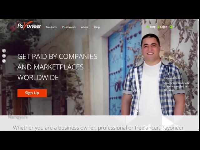 Get Payoneer MasterCard and earn online