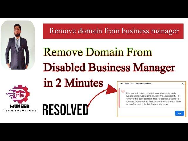 How to Remove Domain From Disabled Business Manager || Remove Domain From Restricted BM in 2022