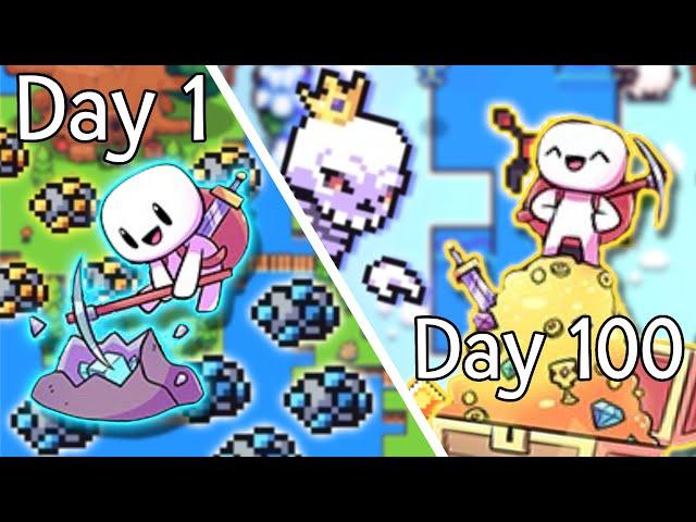 I Survived 100 Days in Forager