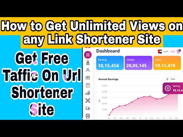 How to Get Unlimited Views on any Link Shortener Site Free Traffic Url Shortener