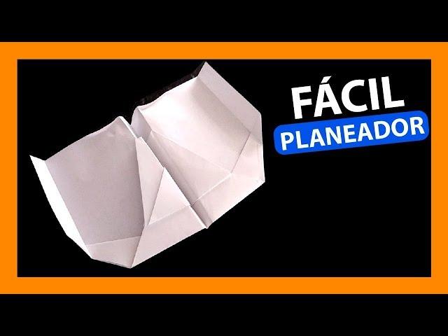 como hacer un AVION DE PAPEL PLANEADOR fácil y sencillo, paso a paso y que vuele mucho