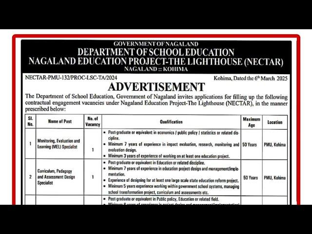 Prime Minister Internship Scheme and Job Vacancy - 07/03/2025